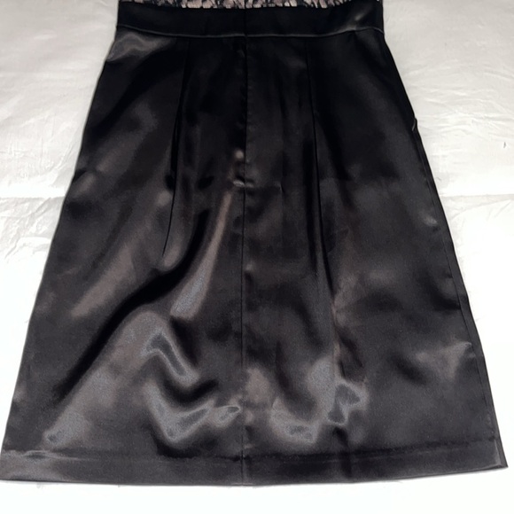 EUC! Max and Cleo size 2 black satin and lace with beautiful button up detail. - Picture 9 of 10
